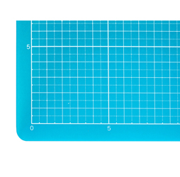 Colorful Translucent Cutting Mat, 9 X 12, Translucent Blue