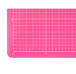 Colorful Translucent Cutting Mat, 9 X 12, Translucent Red