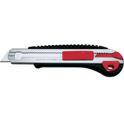 Heavy Duty Poly Grip Multi-Blade Cartridge Knife, Snap Off Knife