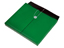 Green Plastic Envelope with String, Opaque Envelope