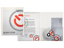 Clear Plastic Presentation Folders with CD pocket