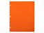 2 Pocket Plastic Folder for Binder, Orange plastic folder