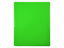 2-Pocket Plastic Folder, Green Plastic Folder