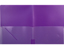 4-Pocket Folder, Purple Pocket Folder