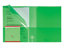 Plastic 4-Pocket Folders, Green Presentation Folders