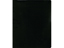 2-Pocket Plastic Folder with Fasteners, Black Pocket Folder