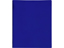 2-Pocket Plastic Folder with Fasteners, Blue Plastic Folder