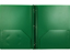 2-Pocket Plastic Folder with Fasteners, Dark Green Pocket Folder