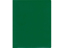 2-Pocket Plastic Folder with Fasteners, Dark Green Pocket Folder