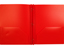 2-Pocket Plastic Folder with Fasteners, Red Pocket Folder