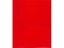 2-Pocket Plastic Folder with Fasteners, Red Pocket Folder