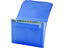 CLEAR-LINE 13-pocket Poly Expanding File, Transparent Blue