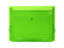 CLEAR-LINE 13-pocket Poly Expanding File, Transparent Green