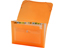 CLEAR-LINE 13-pocket Poly Expanding File, Transparent Orange