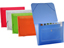 CLEAR-LINE 7-pocket Poly Expanding Files, Assorted