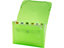 CLEAR-LINE 7-pocket Poly Expanding File, Transparent Green