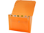 CLEAR-LINE 7-pocket Poly Expanding File, Transparent Orange